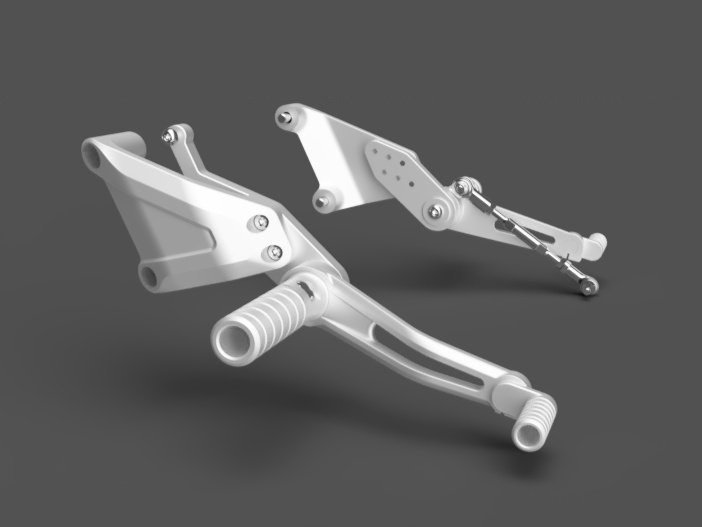 Engineering footrest assembly reference