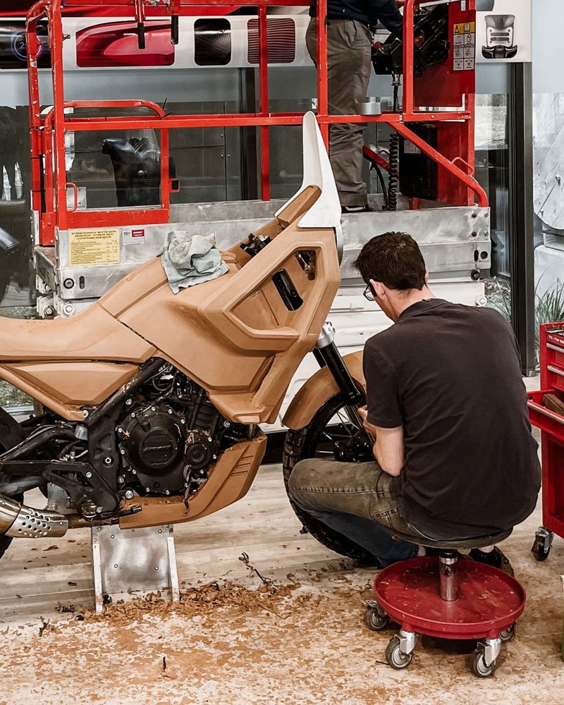 The milled clay — the final ten per cent, refined by hand.